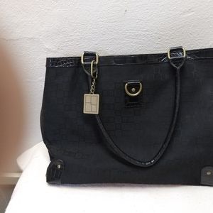 Black handbag